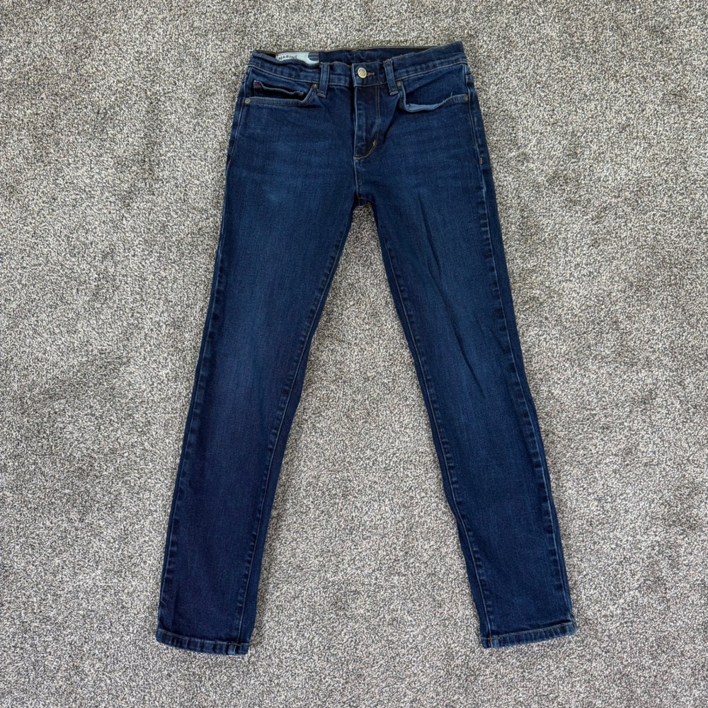 Marine Layer Original Slim Fit Jeans Mens‎ 30x30 Dark Wash Indigo Cotton Blend